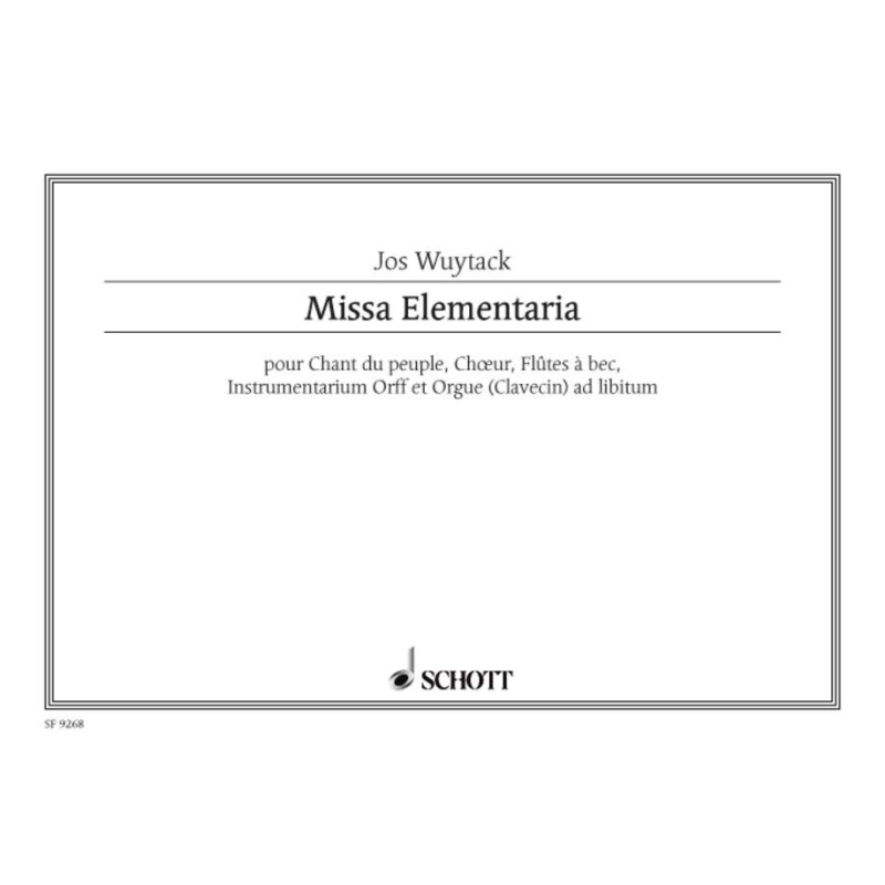 Wuytack, Jos - Missa élémentaria