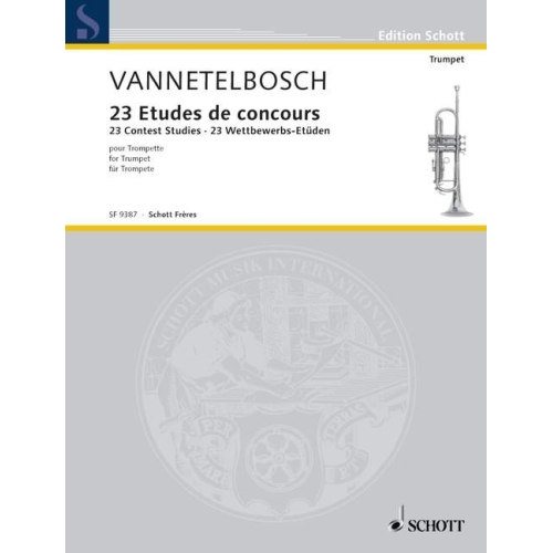 Vannetelbosch, Louis Julien - 23 Etudes de concours