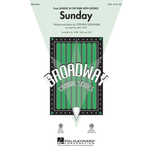 Stephen Sondheim: Sunday (Sunday In The Park With George) - SAB