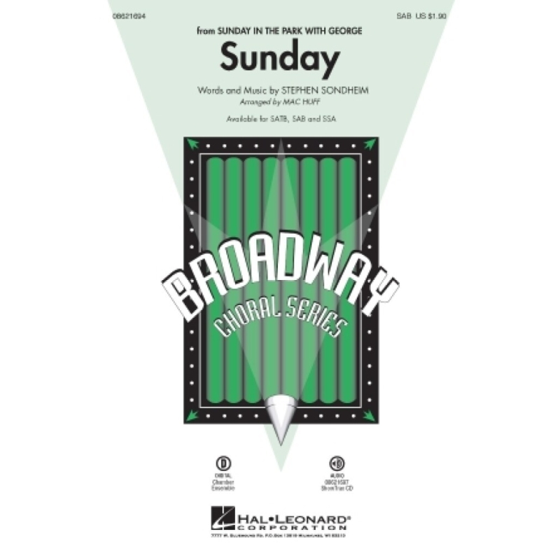 Stephen Sondheim: Sunday (Sunday In The Park With George) - SAB