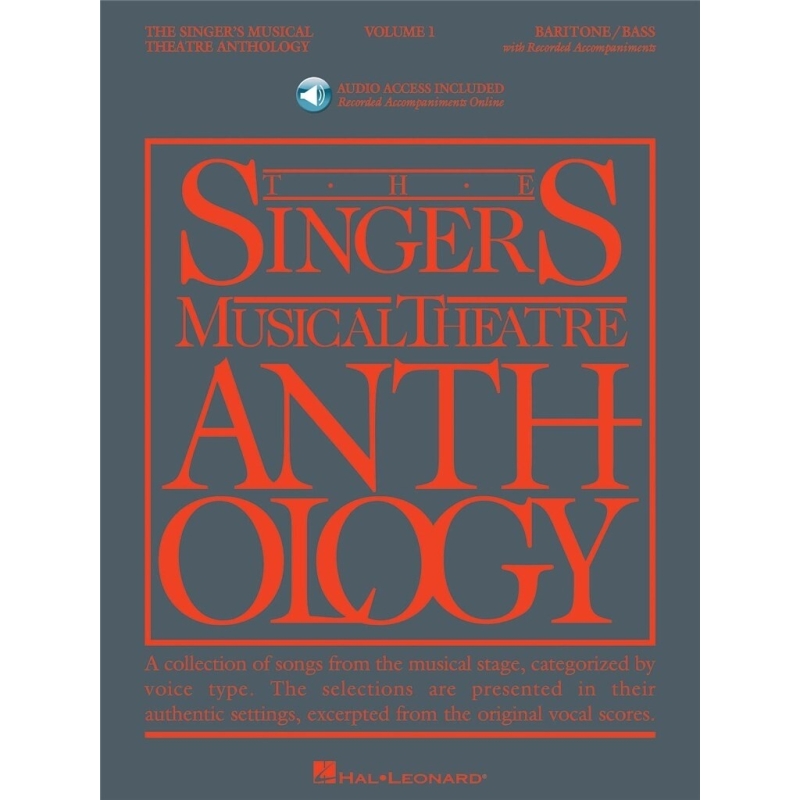 Singer's Musical Theatre Anthology – Volume 1 (Baritone/Bass) with audio