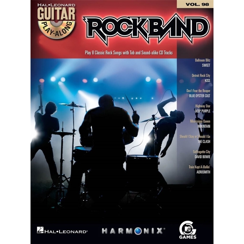 Guitar Play-Along Volume 98: Rock Band