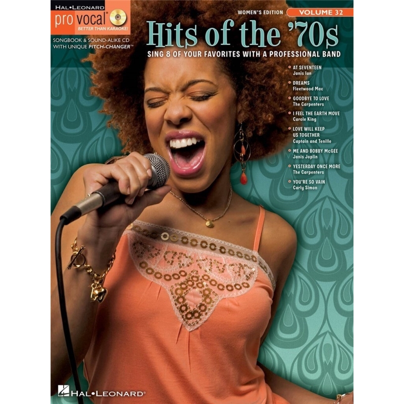 Pro Vocal Womens Edition Volume 32: Hits Of The 70s