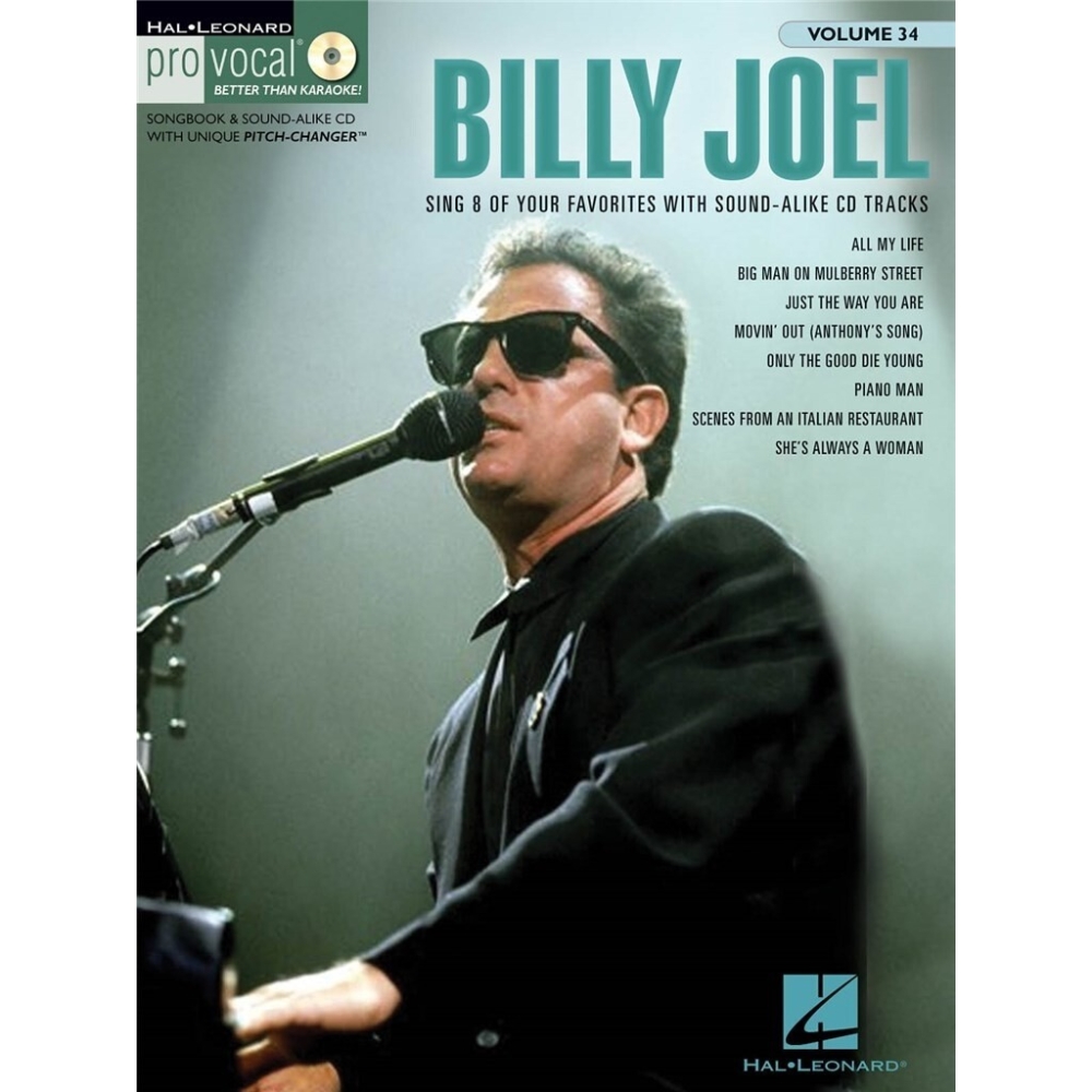Billy Joel: Pro Vocal Mens Edition Volume 34
