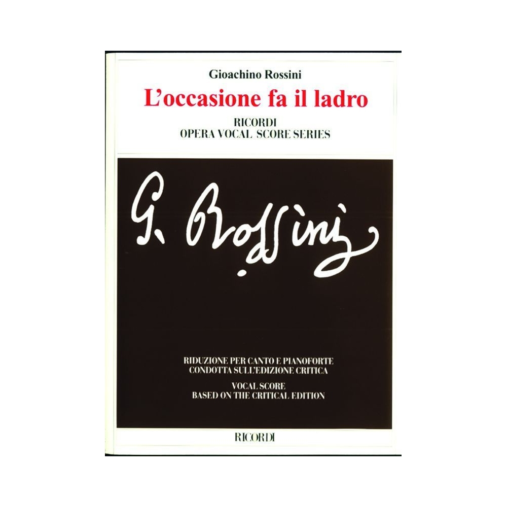 Rossini, Gioachino - L'occasione Fa Il Ladro