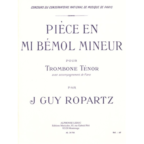Ropartz, Joseph Guy - Piece...