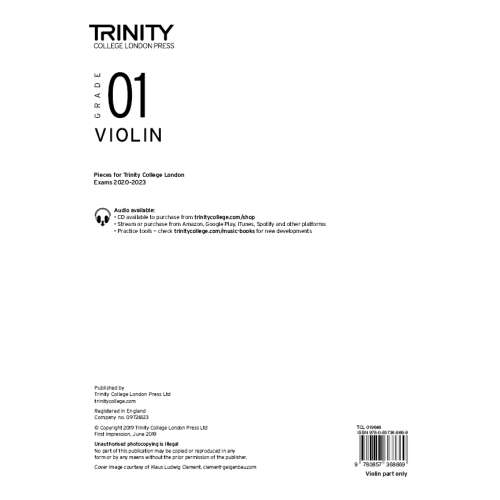 TCL Violin Exam Pieces,...