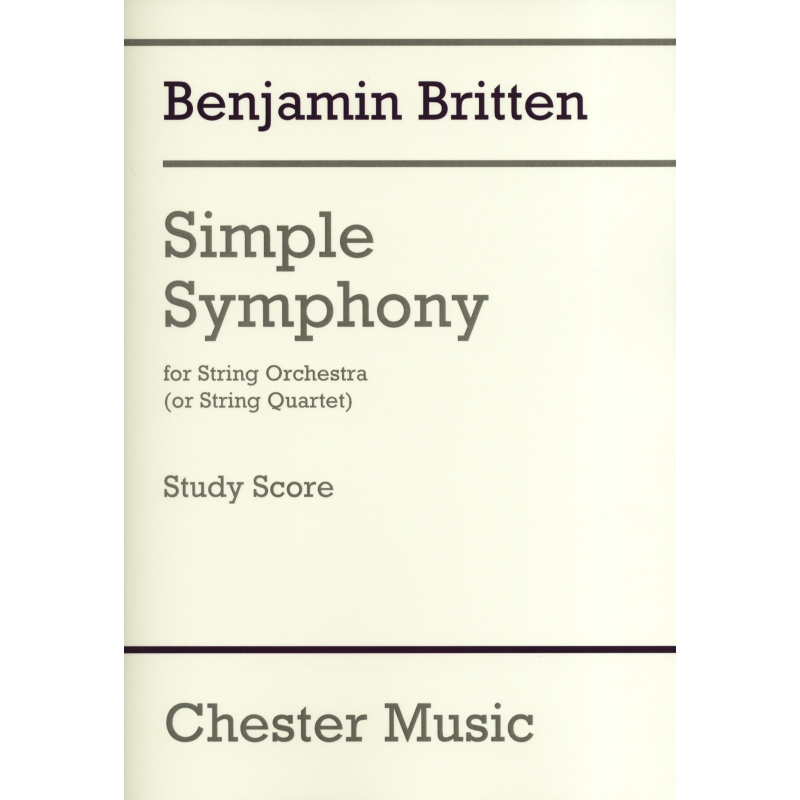 Britten, Benjamin - Simple Symphony For String Orchestra