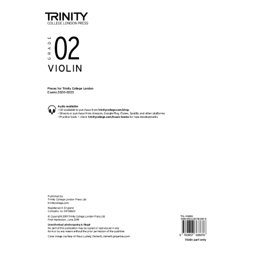 TCL Violin Exam Pieces,...
