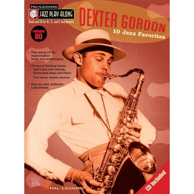 Jazz Play Along Volume 60: Dexter Gordon - 10 Jazz Favourites