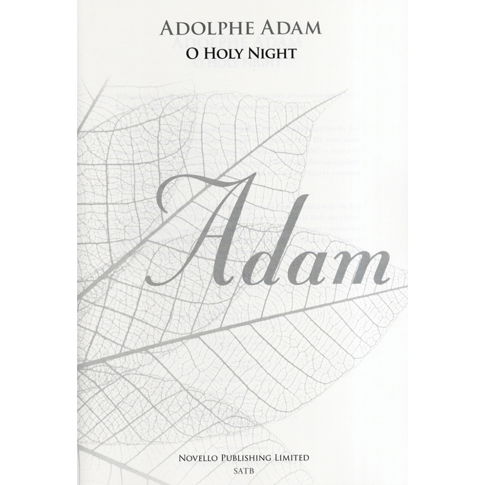 Adam, Adolphe Charles - O Holy Night - SATB (New Engraving)