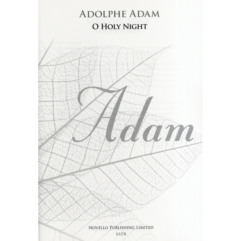 Adam, Adolphe Charles - O Holy Night - SATB (New Engraving)