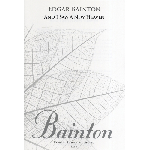 Bainton, Edgar L. - And I...