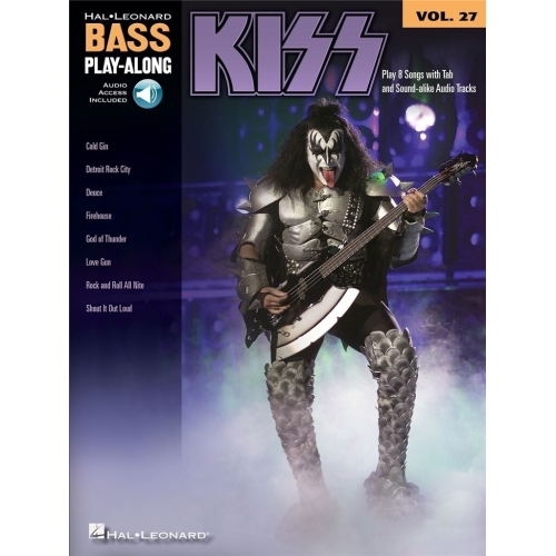 Bass Play-Along Volume 27: Kiss