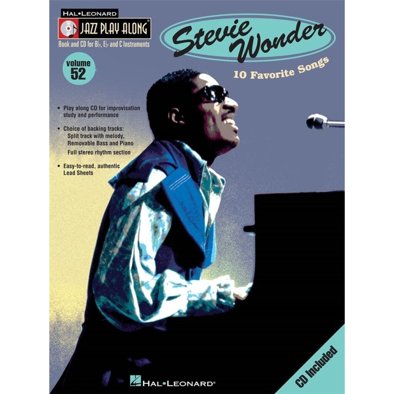 Jazz Play Along Volume 52: Stevie Wonder