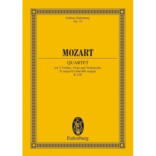 Mozart, W.A - String Quartet Eb major KV 428