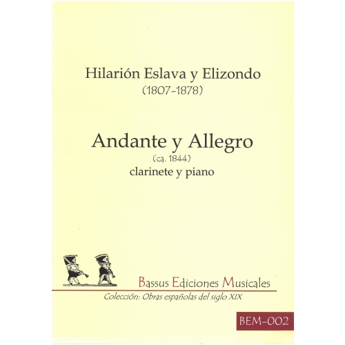 Eslava y Elizondo, Hilarion - Andante y Allegro