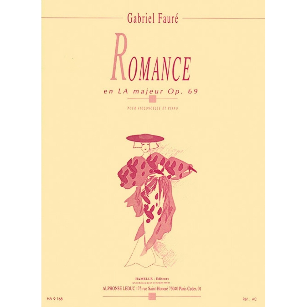 Fauré, Gabriel - Romance en La majeur pour violoncelle et piano
