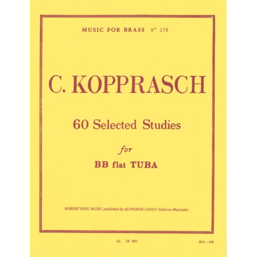 Kopprasch, C - 60 Selected Studies for B flat Tuba