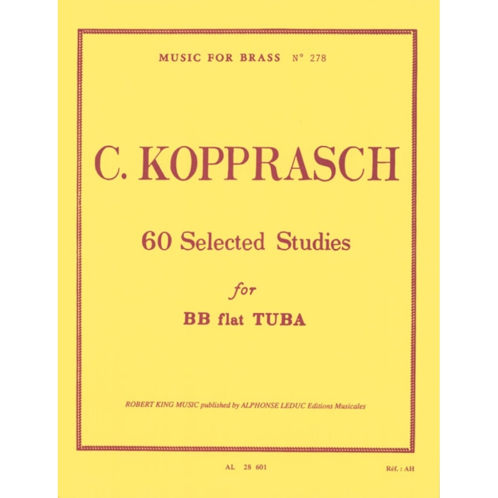 Kopprasch, C - 60 Selected Studies for B flat Tuba