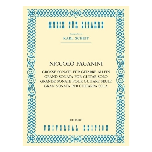 Paganini, Niccolò - Grand Sonata