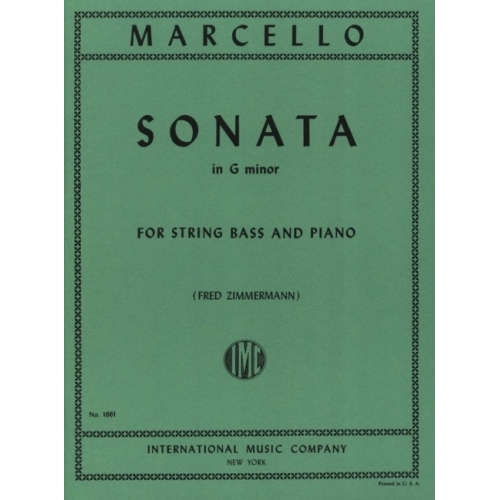 Marcello, Benedetto - Sonata in G minor for Double Bass