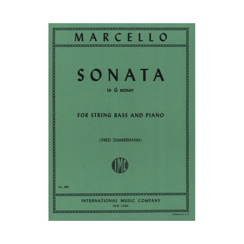 Marcello, Benedetto - Sonata in G minor for Double Bass