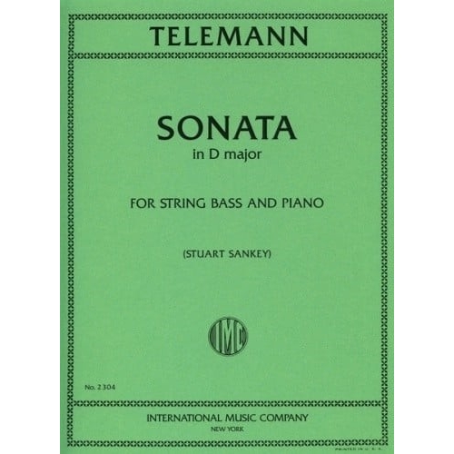 Telemann, G.P - Sonata in D major for Double Bass and Piano