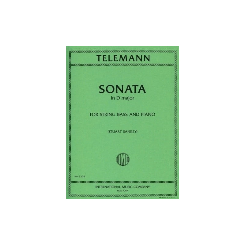 Telemann, G.P - Sonata in D major for Double Bass and Piano