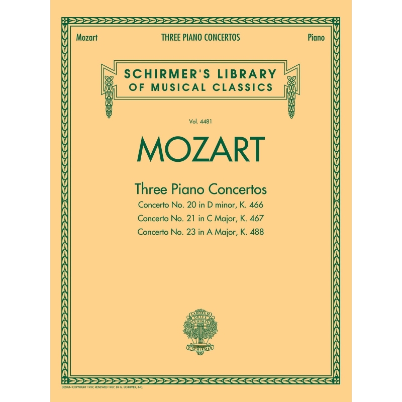 Mozart,　Piano　Concertos