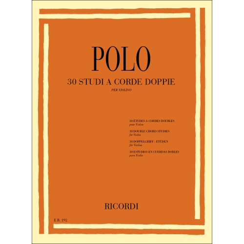 Polo, Enrico - 30 Studi a corde doppie