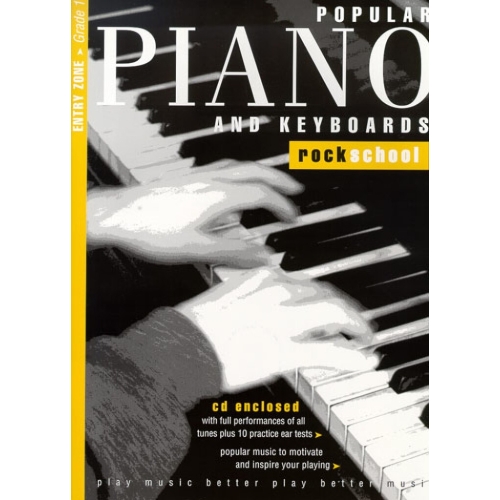 Rockschool Popular Piano And Keyboards - Grade 1