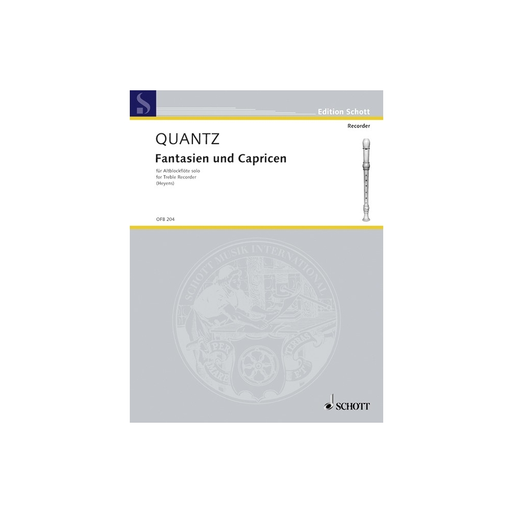 Quantz, Johann Joachim - Fantasias and Caprices 
