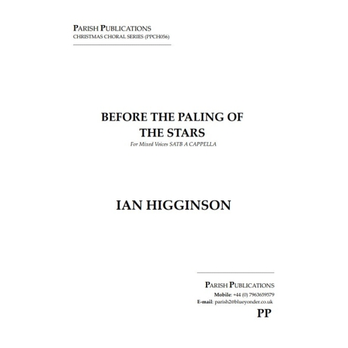 Higginson, Ian - Before the...