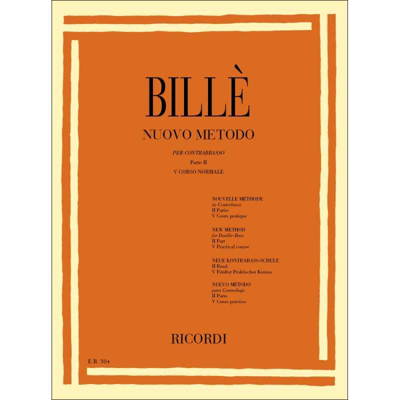 Billé, Issaia - New Method for Double Bass, Part 2, Practical Course 5