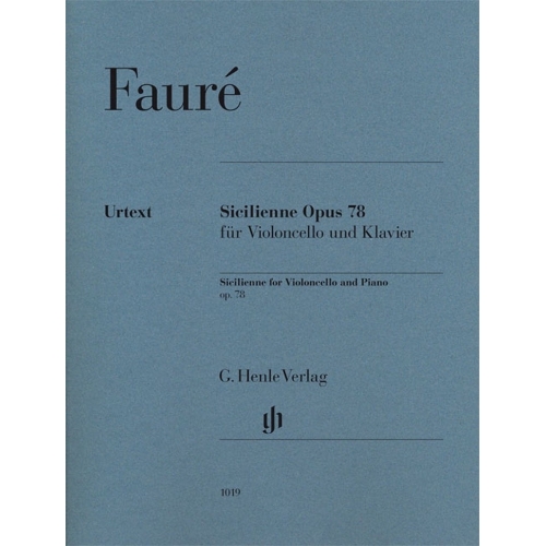 Faure, Gabriel - Sicilienne, Op. 78