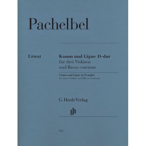 Pachelbel, Johann - Canon and Gigue in D major for 3 Violins and Basso continuo