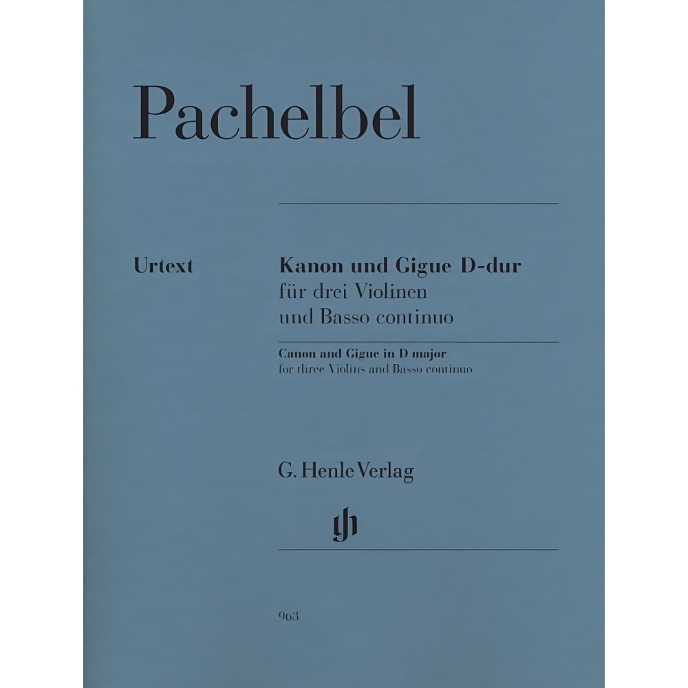 Pachelbel, Johann - Canon and Gigue in D major for 3 Violins and Basso continuo
