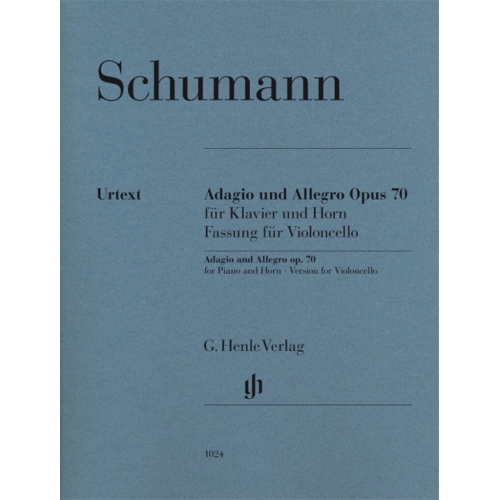 Schumann, Robert - Adagio and Allegro op. 70 for Piano and Horn