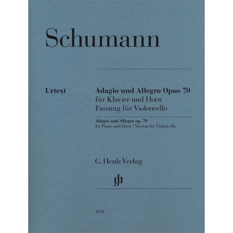 Schumann, Robert - Adagio and Allegro op. 70 for Piano and Horn