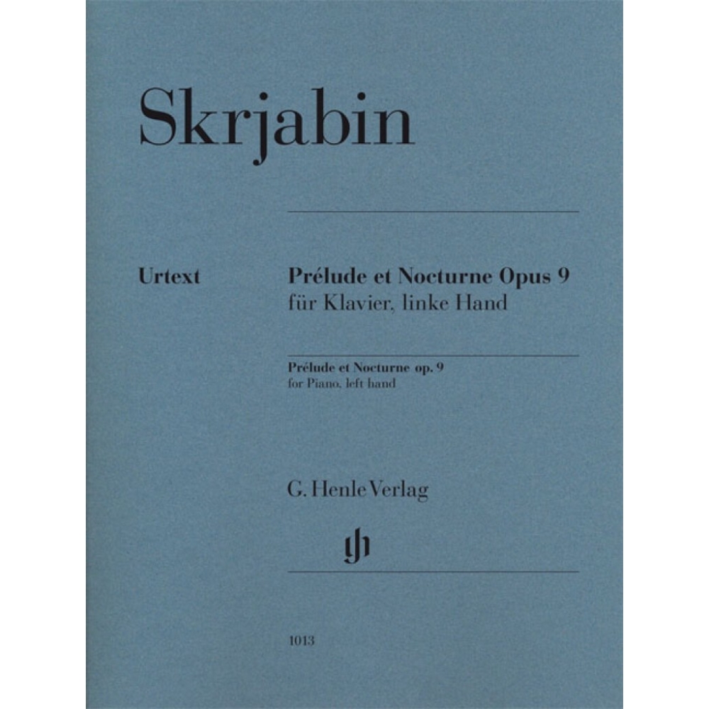 Scriabin, Alexander Nikolayevich - Prélude et Nocturne op. 9 