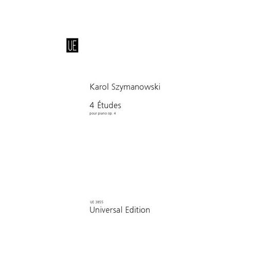 Szymanowski, Karol - 4 Études op. 4