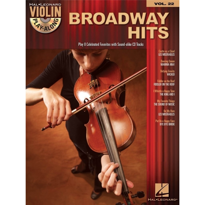 Violin Play-Along Volume 22: Broadway Hits