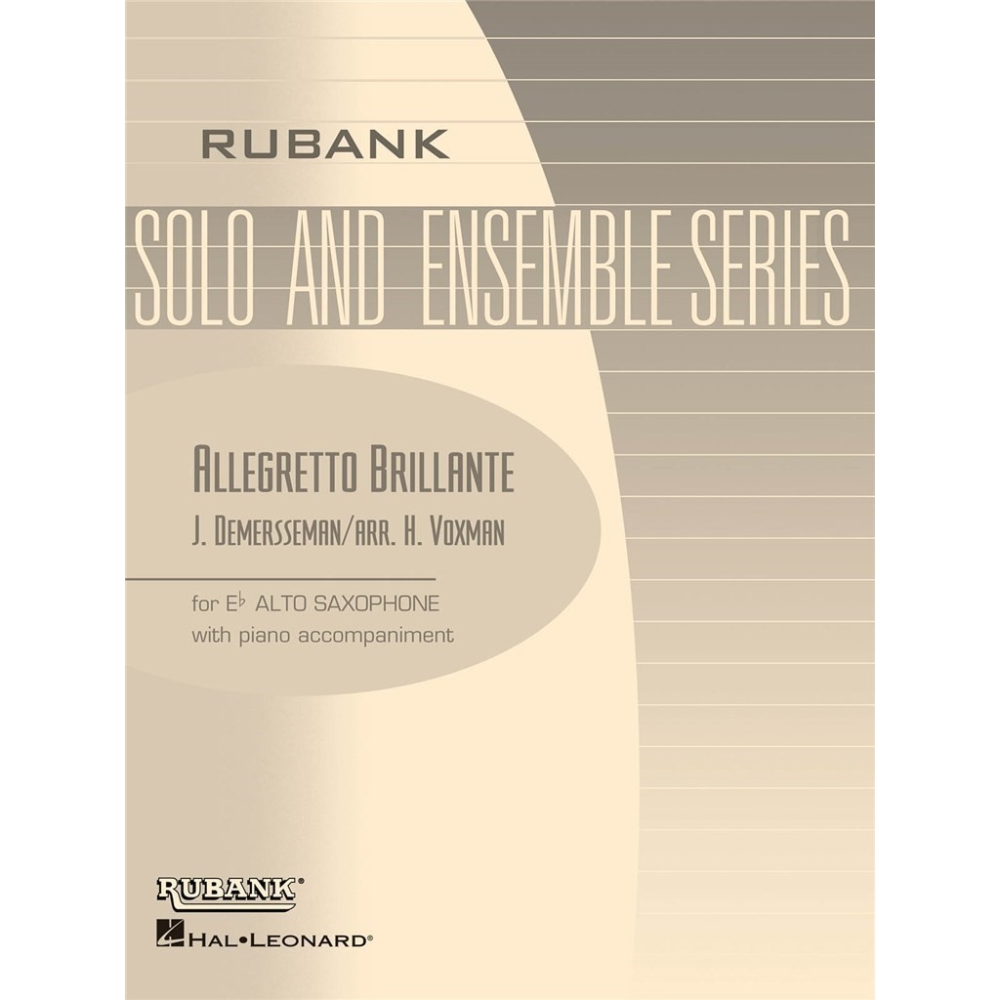 Demersseman, Jules - Allegretto Brillante Opus 46