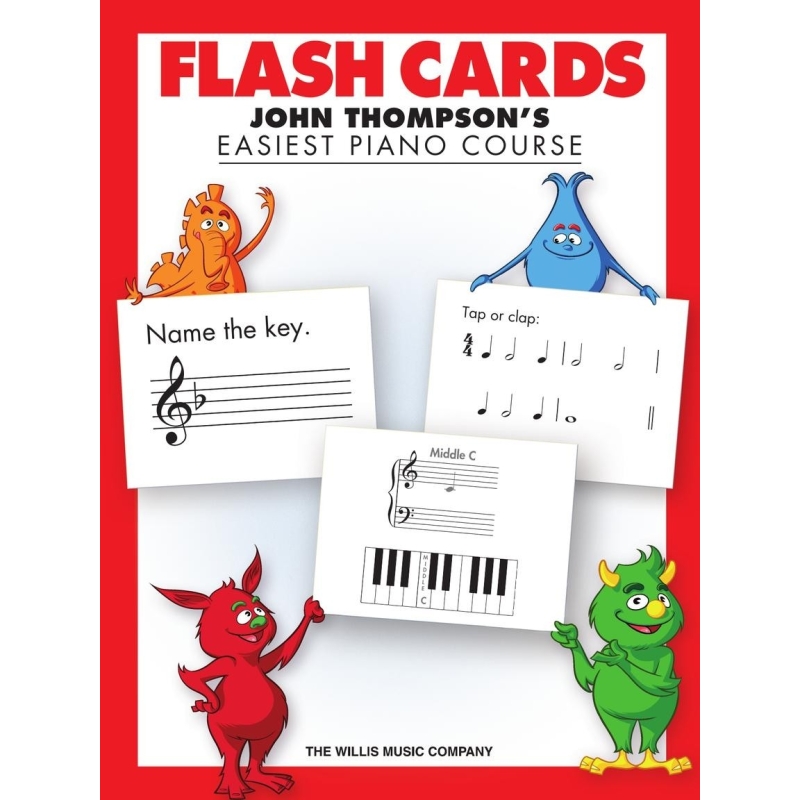 John Thompson's Easiest Piano Course Flash Cards