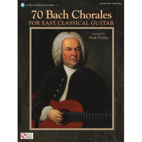 Johann Sebastian Bach: 70 Bach Chorales For Easy Classical Guitar