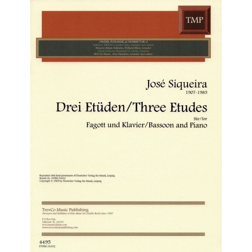 Siqueira - Three Etudes for Bassoon