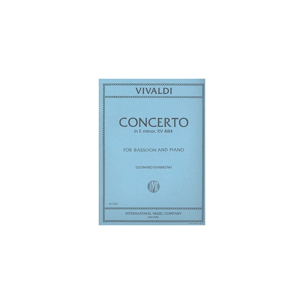 Vivaldi, Antonio - Concerto in E minor RV 484 for Bassoon and Piano