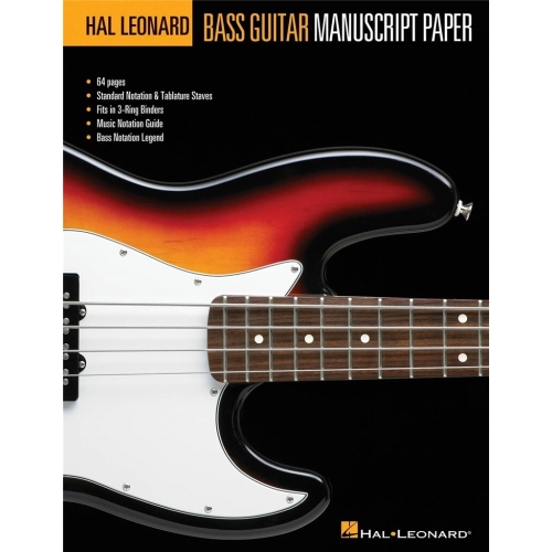 Hal Leonard Bass Guitar Tab Manuscript Paper