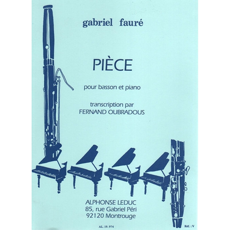 Fauré, Gabriel - Pièce